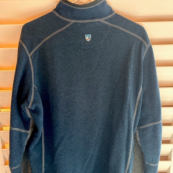 Kuhl 1/4 Zip Pullover Jacket Mens Blue Grey - Picture 2 of 6